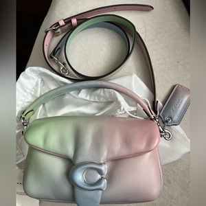 Beautiful pastel ombré COACH Tabby Mini Bag NWT